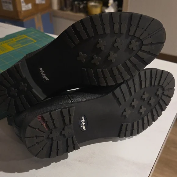 Dr. Scholl's Black Leather Ankle Booties - Picture 12 of 12